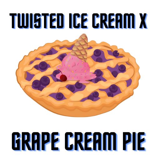 Twisted Ice Cream X Grape Cream Pie
